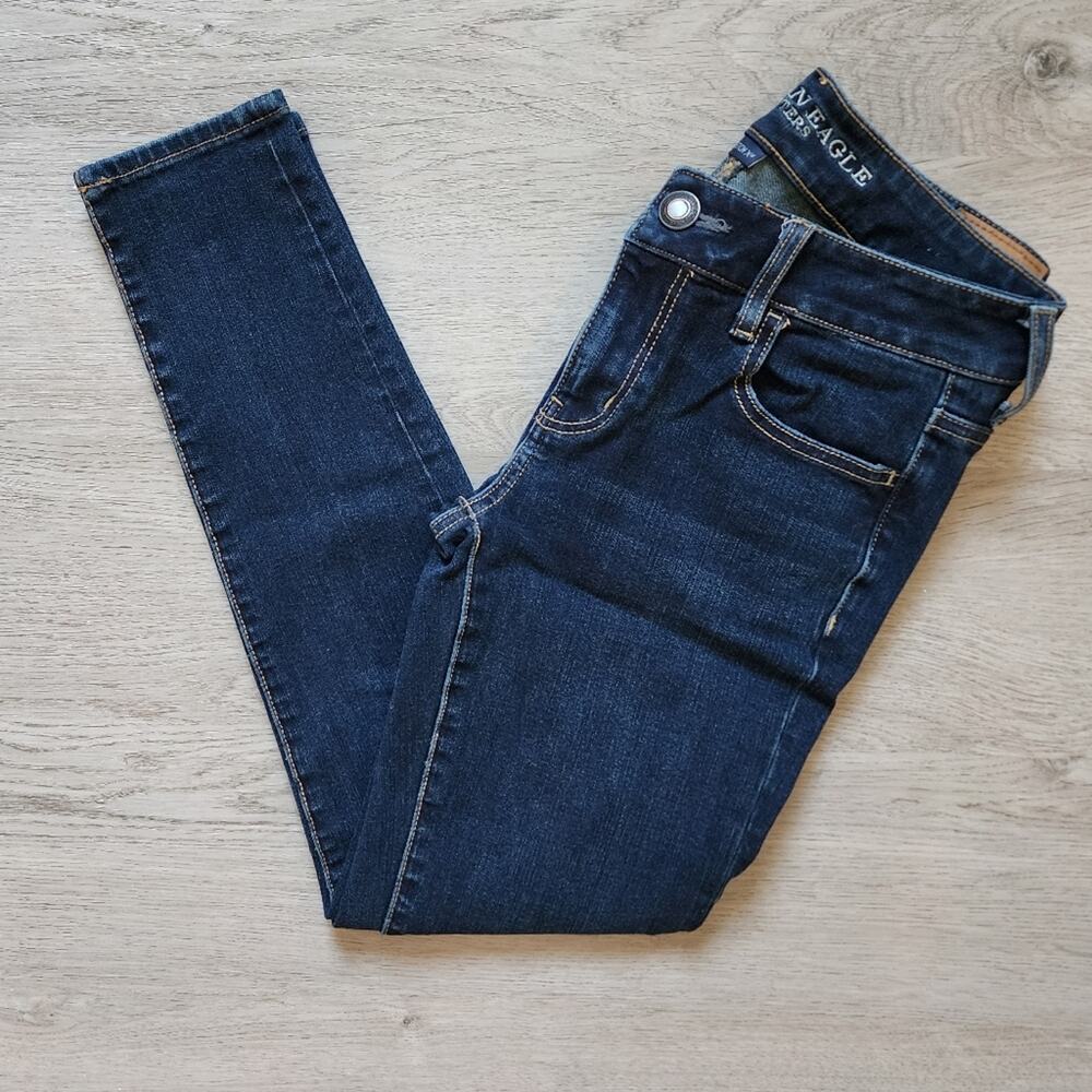 American Eagle Outfitters Women's Super Stretch Denim Jeggings Size 4 Short 4S